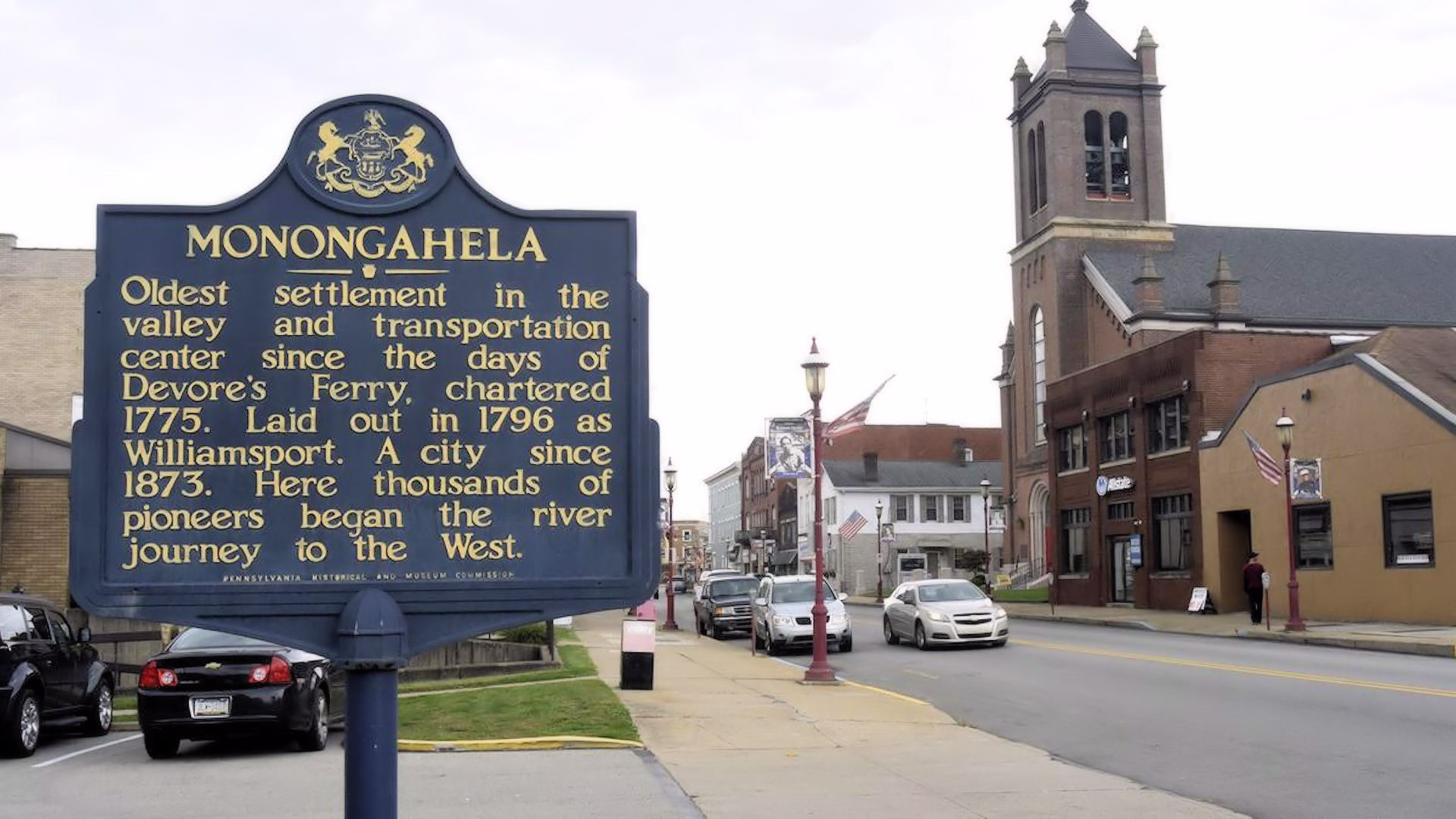 historic marker Monongahela Area Historical Society
